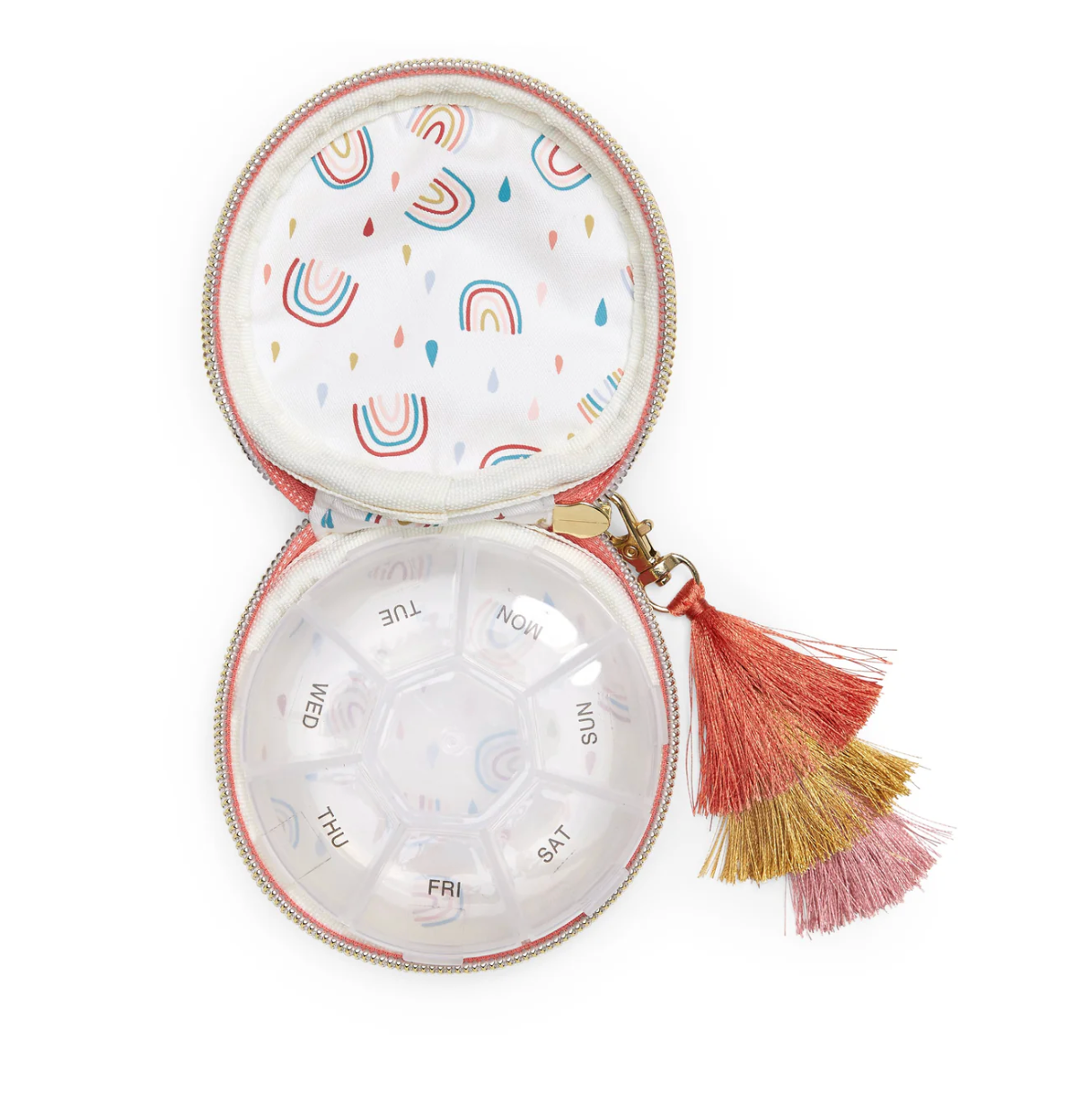 Travel Pill Case with Tassel - "Chill Pills"