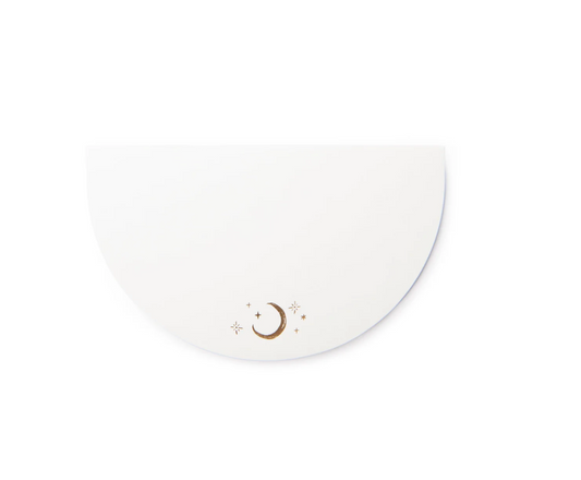 Half Moon Notepad - Celestial