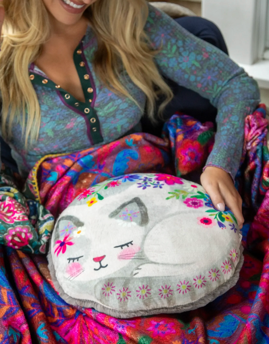 Cozy Weighted Pillow - CAT