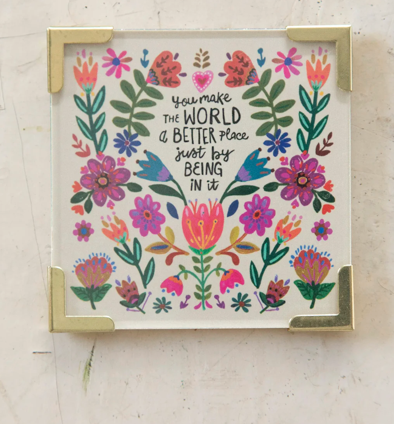 Corner Magnet - You Make The World Better