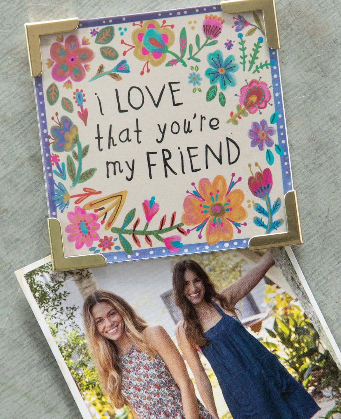 Corner Magnet -  I Love Friend