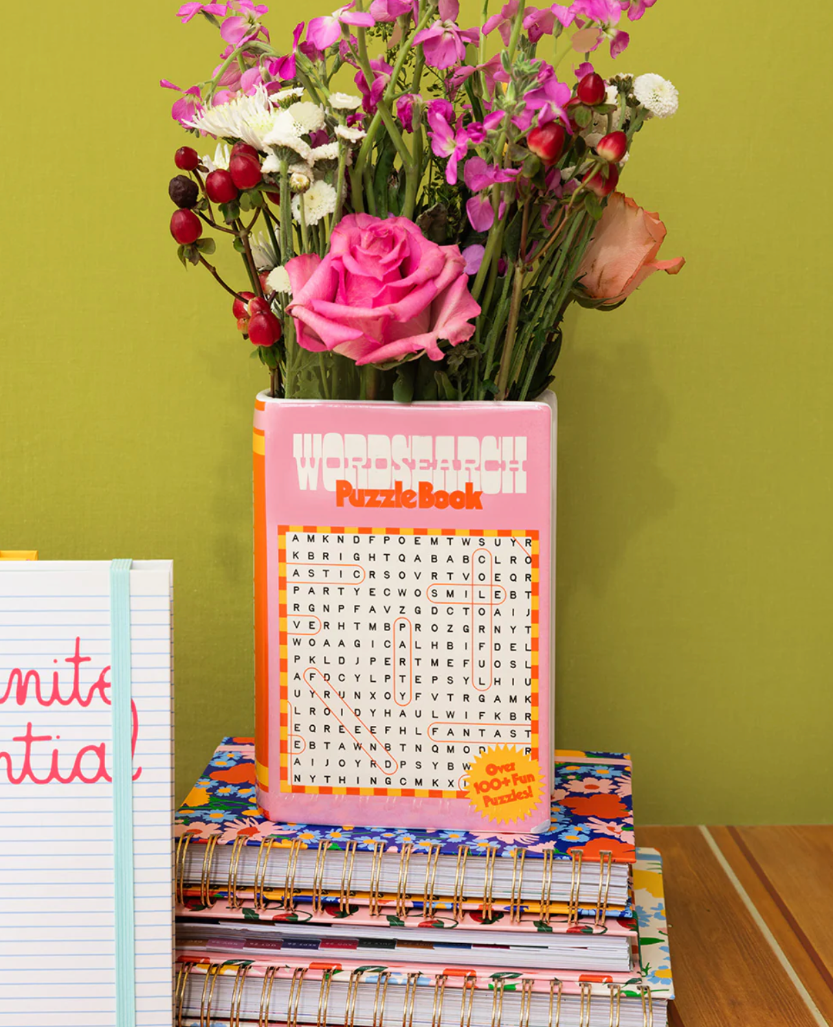 BOOK VASE - WORD SEARCH