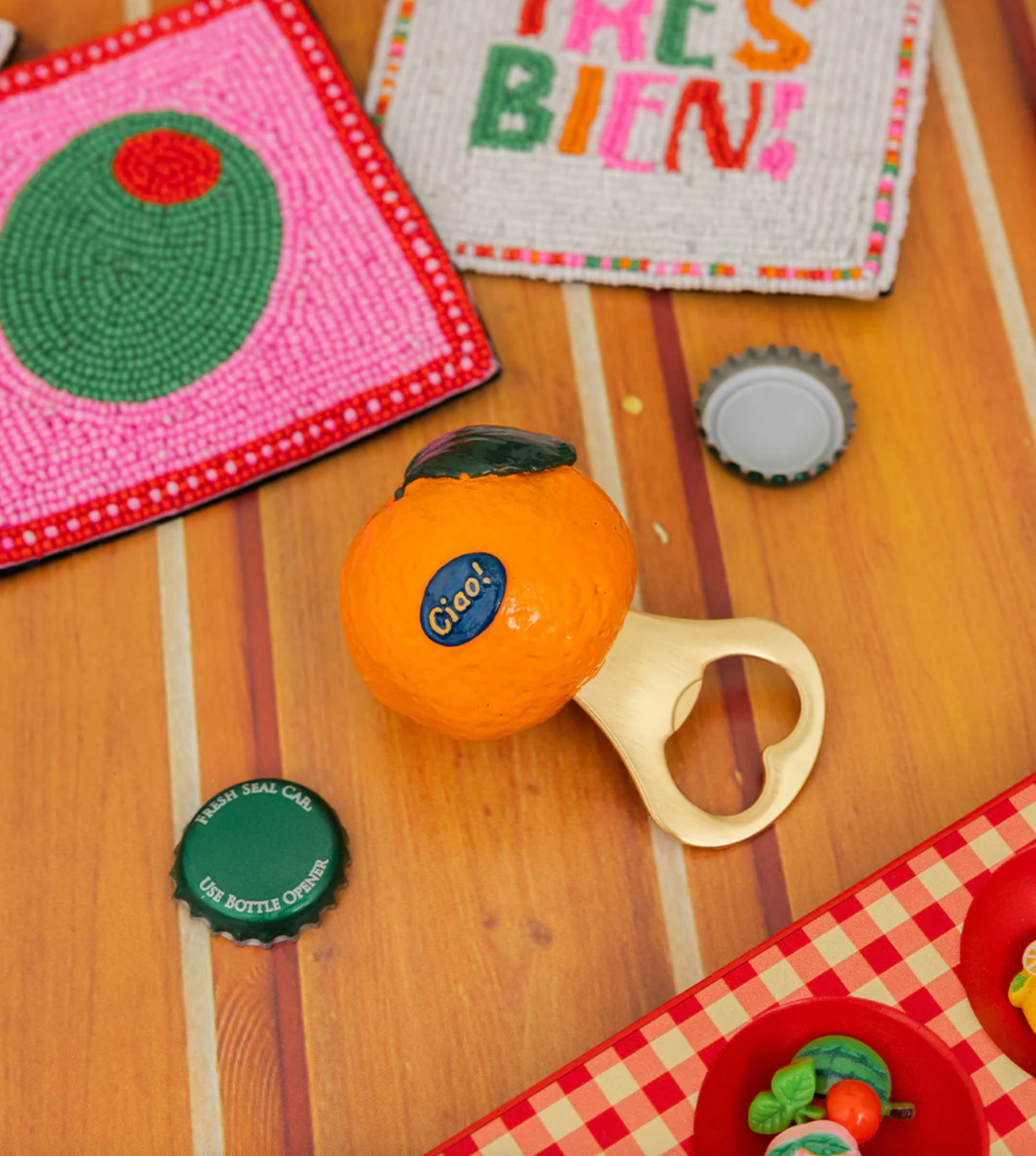 CLEMENTINE BOTTLE OPENER