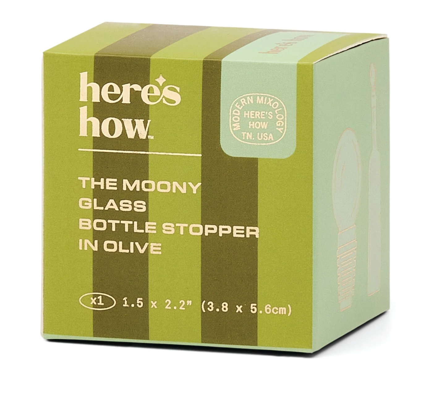 The Moony Glass Bottle Stopper