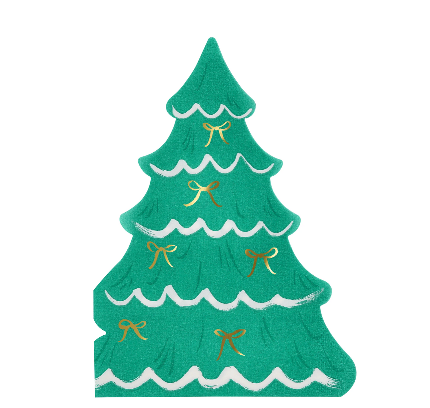 Christmas Tree With Bows Napkin