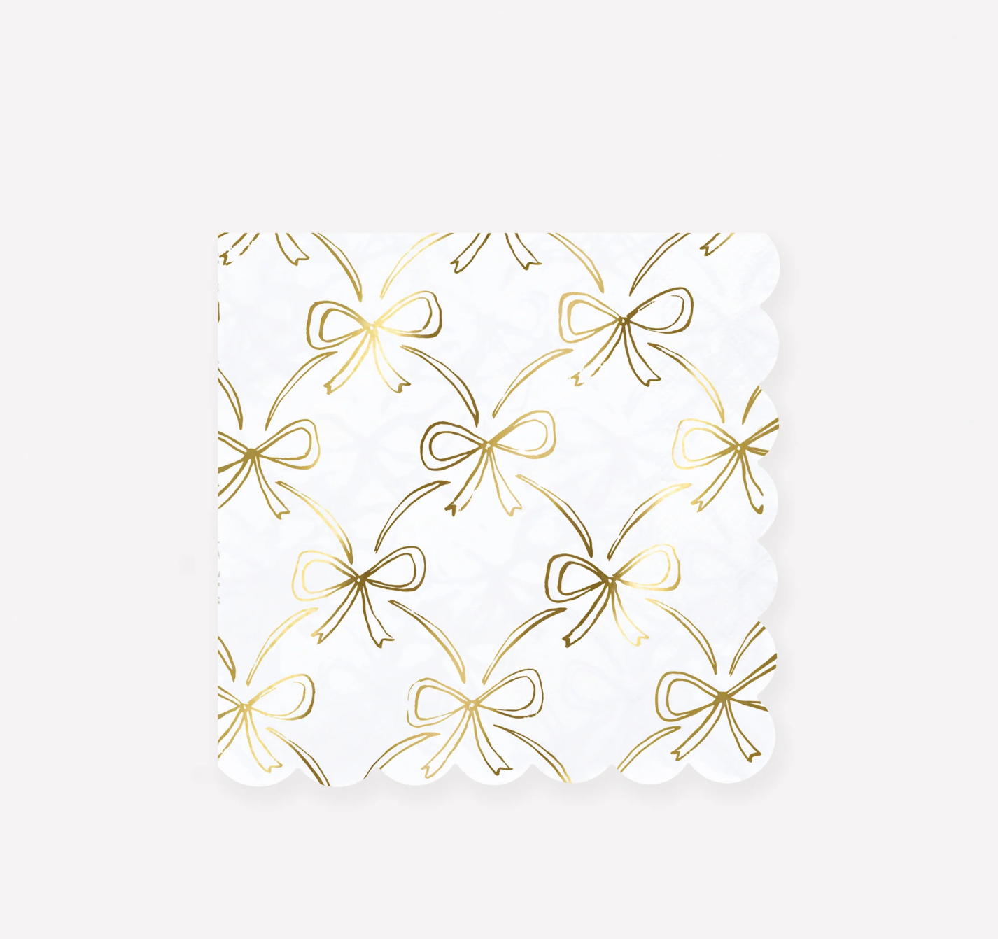 Gold Bow Small Napkins