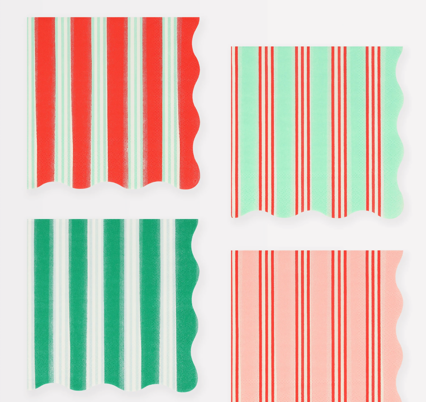 Festive Stripe Small Napkins