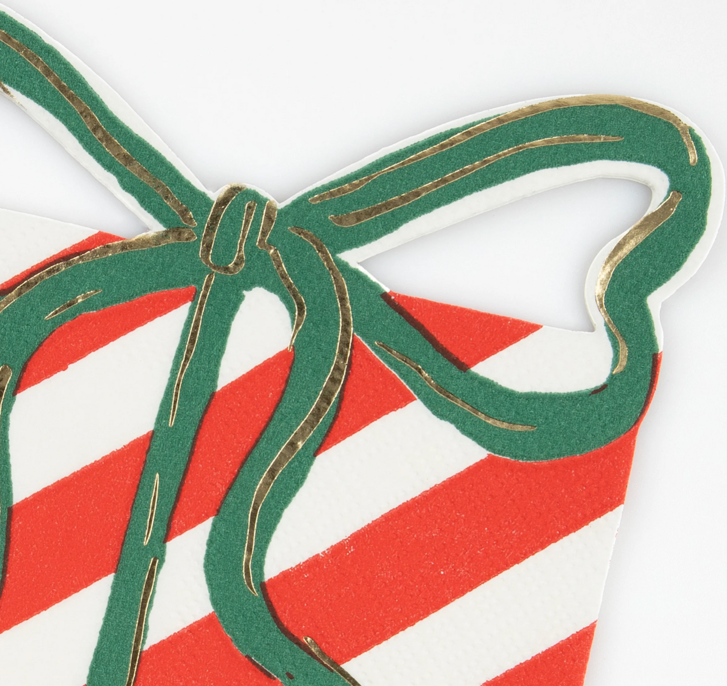 Present With Bow Napkins