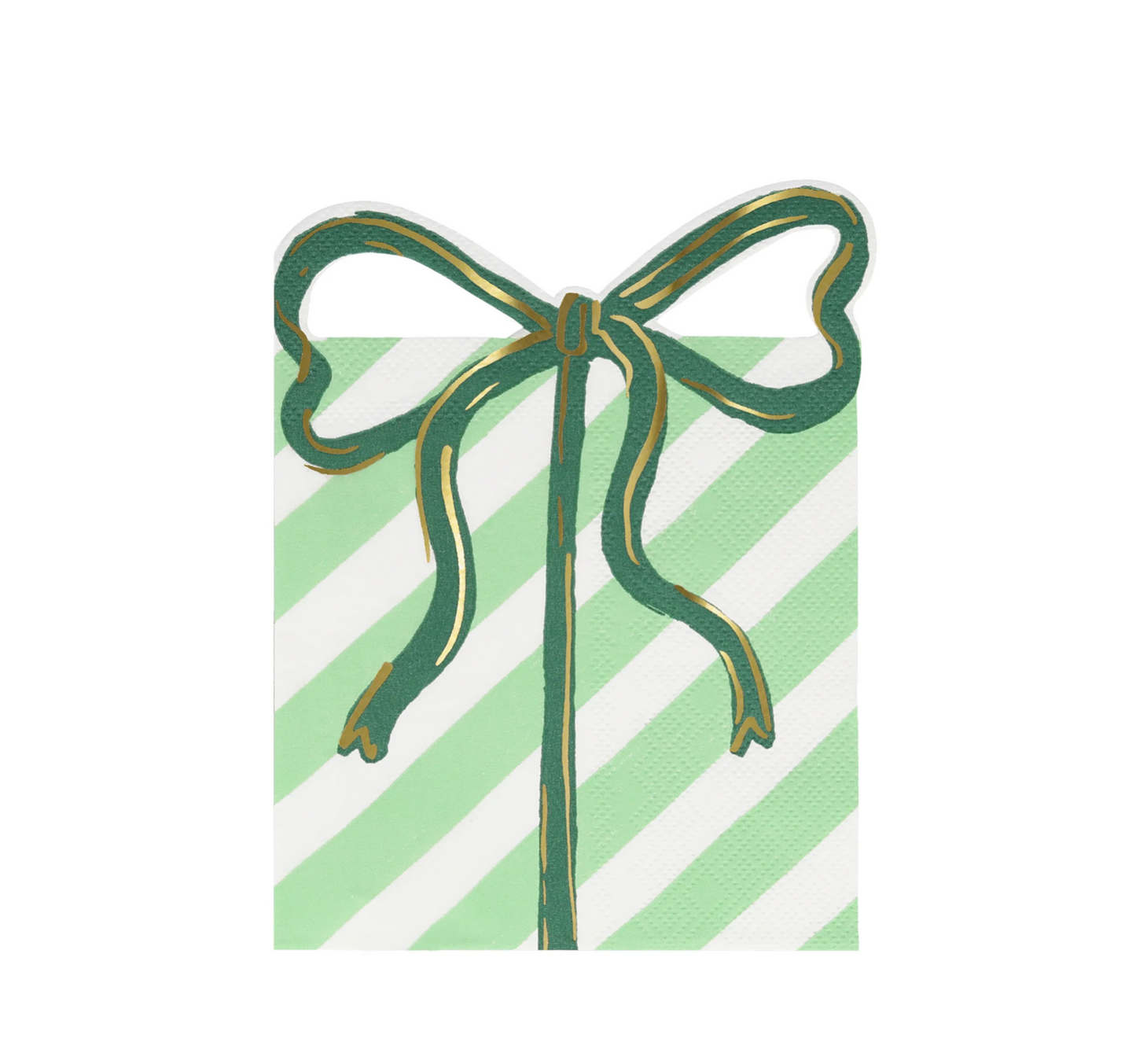 Present With Bow Napkins