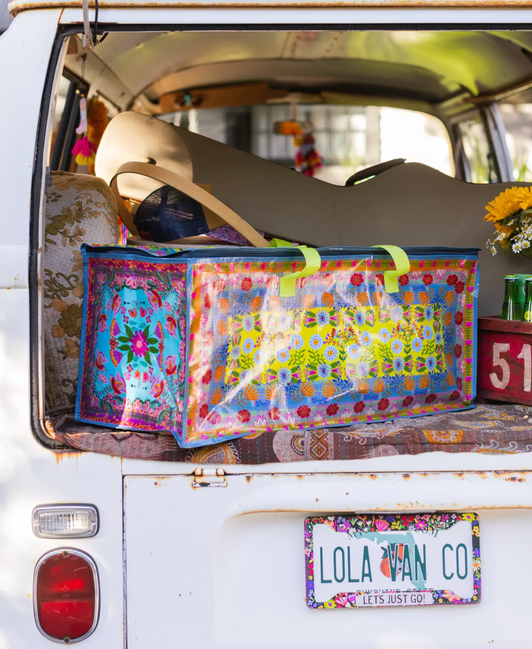 Better Than A Box Packing Tote Set - Teal Borders