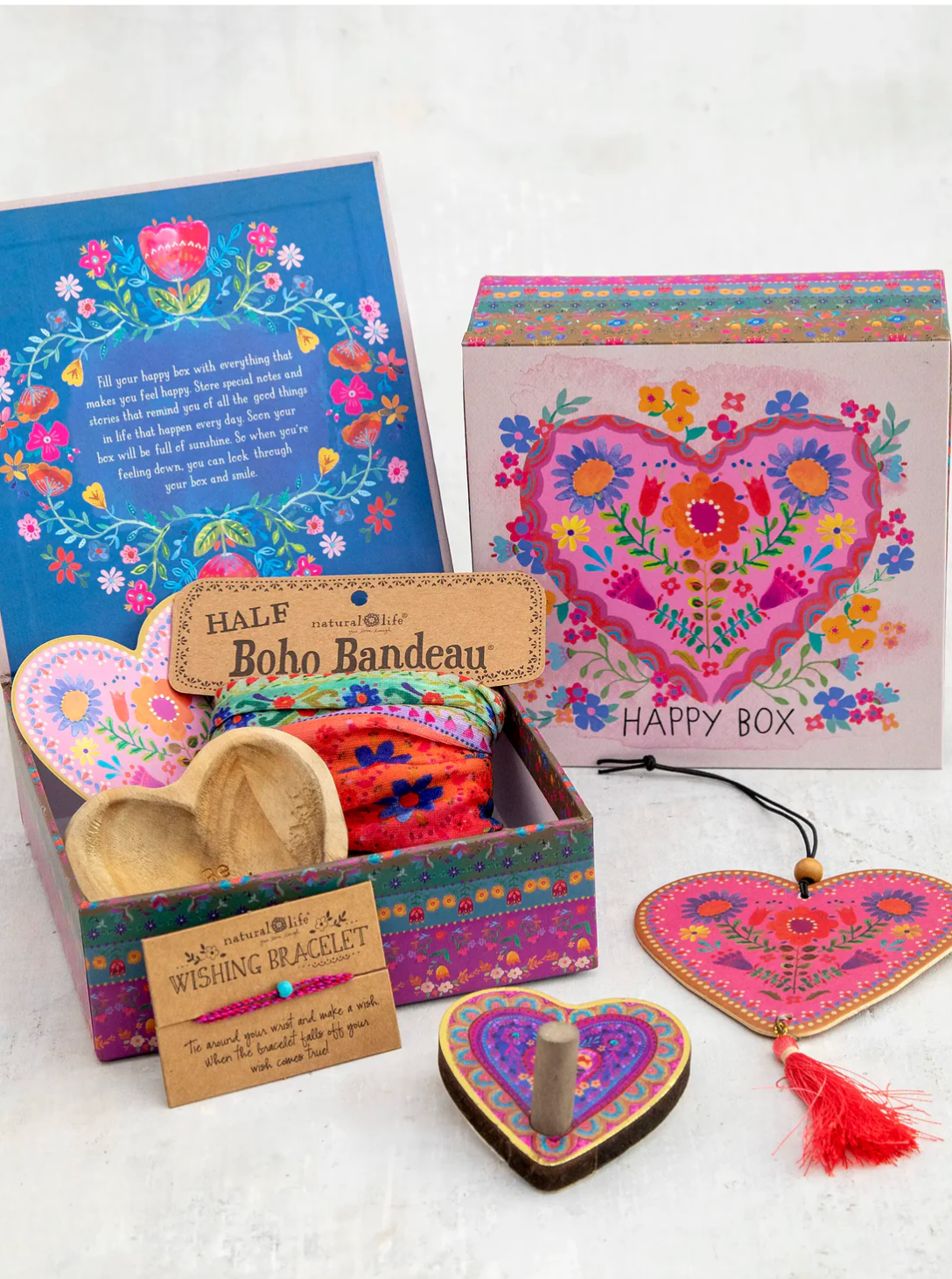 Happy Box Gift Set - Folk Heart