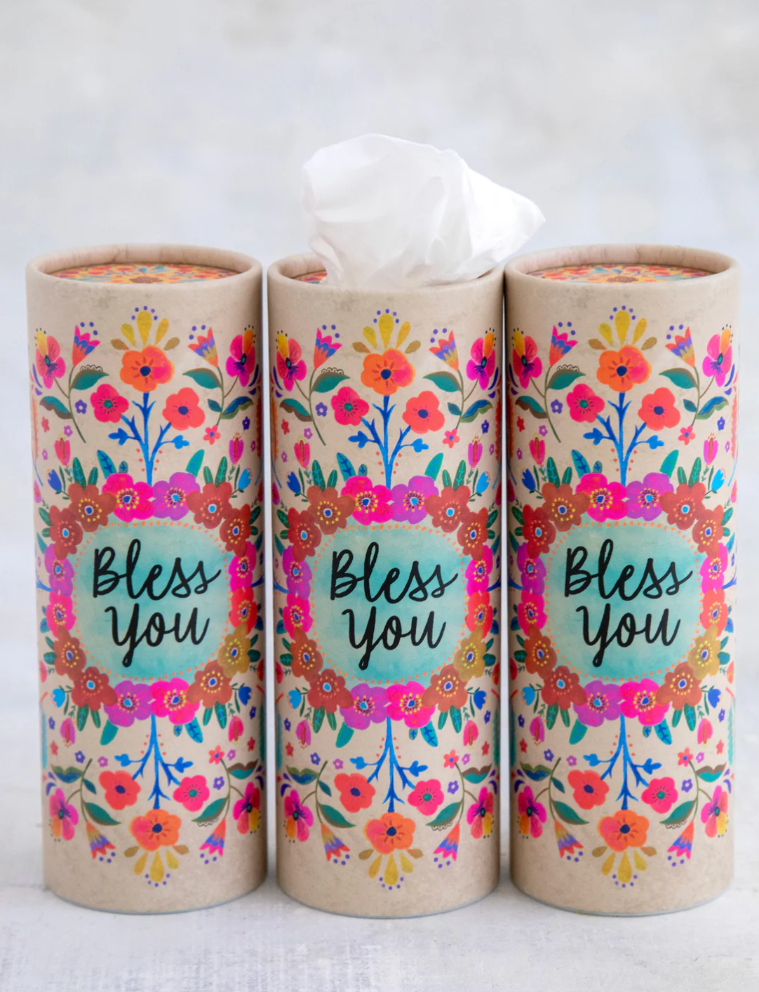 Car Tissues, Set of 3 - Bless You