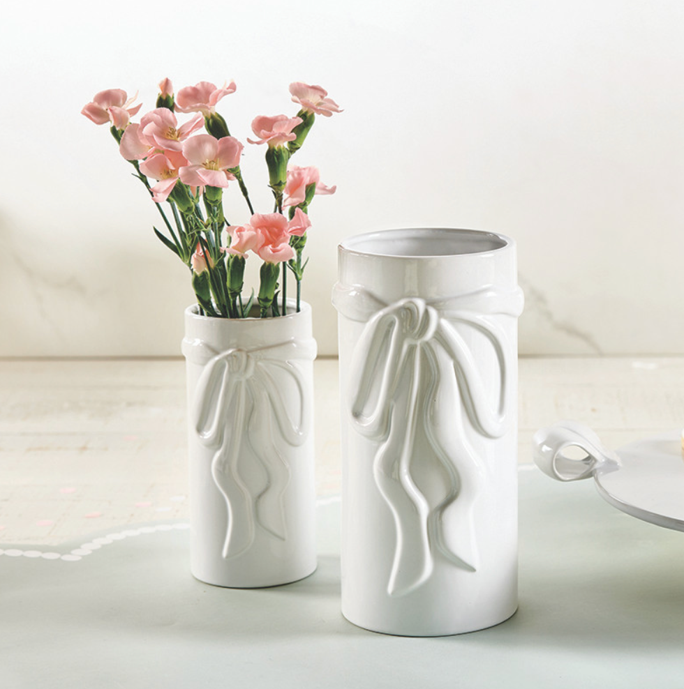 Ceramic Bow Vase - Large