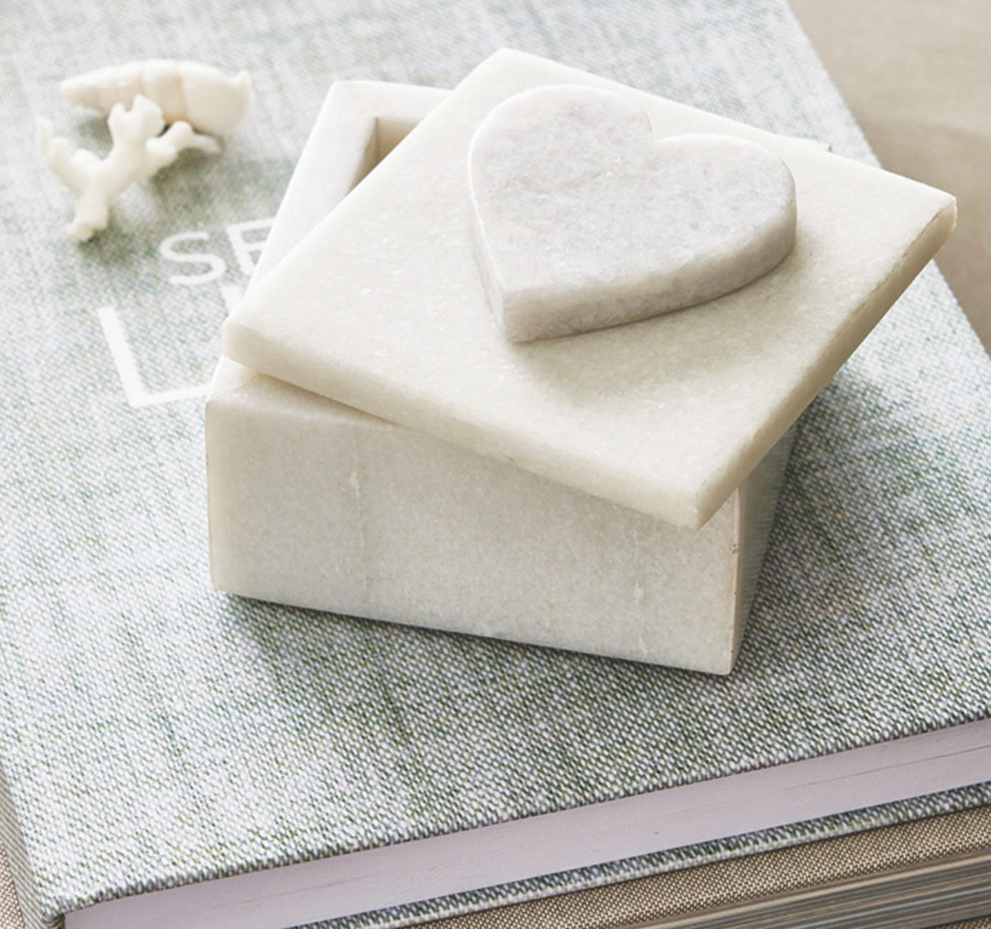 Marble Heart Box