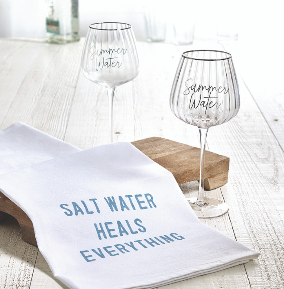 Summer Water Wine Glass