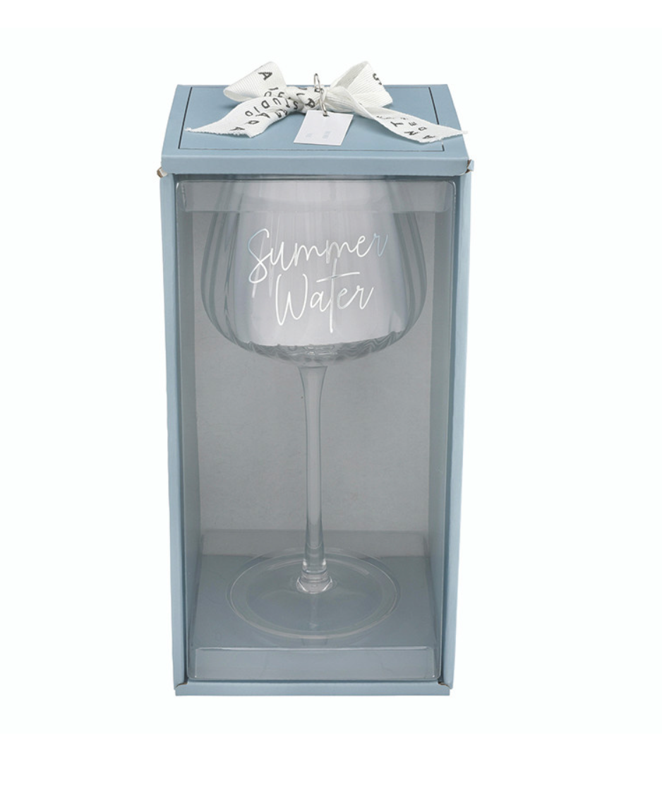 Summer Water Wine Glass