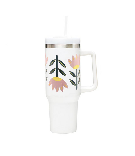 Flowers - Travel Tumbler
