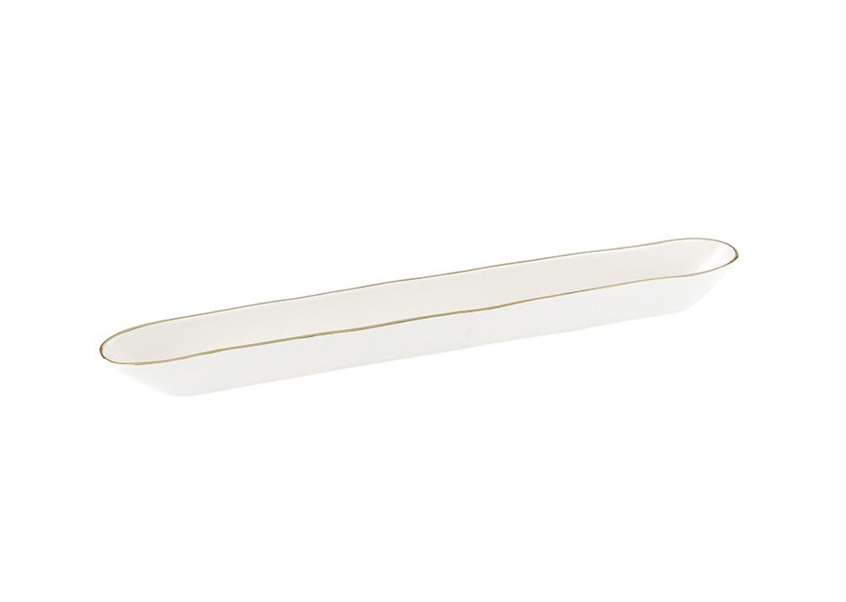 Ceramic Olive Boat