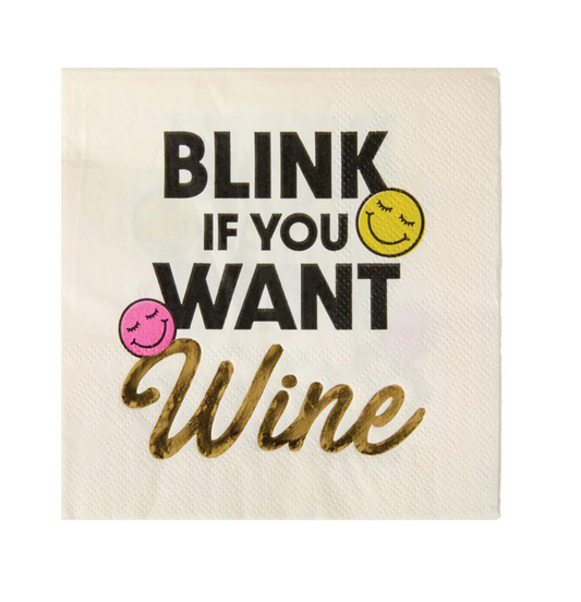 Beverage Napkins - Blink