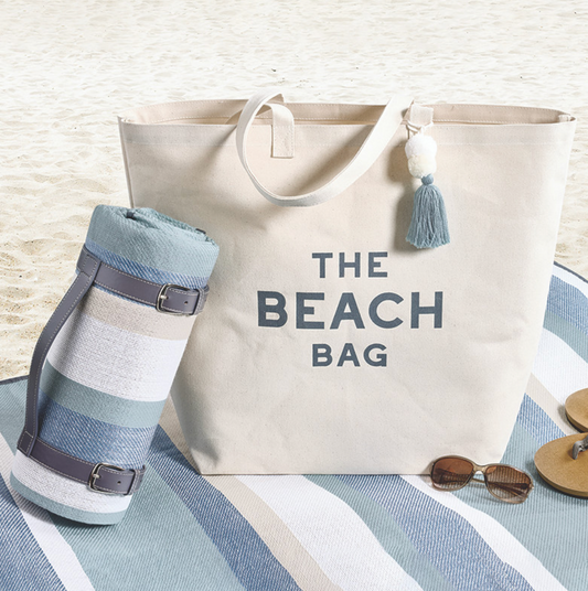 Large Canvas Tote - The Beach Bag
