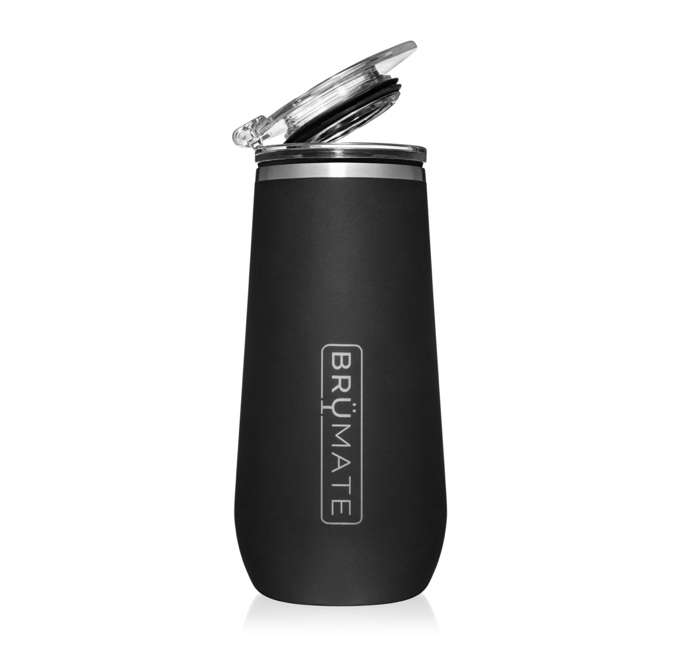 CHAMPAGNE FLUTE 12OZ | MATTE BLACK