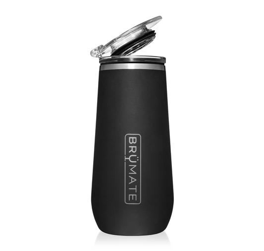 CHAMPAGNE FLUTE 12OZ | MATTE BLACK