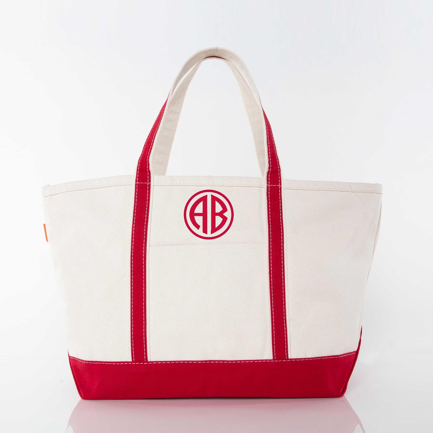 Large Boat Tote Red