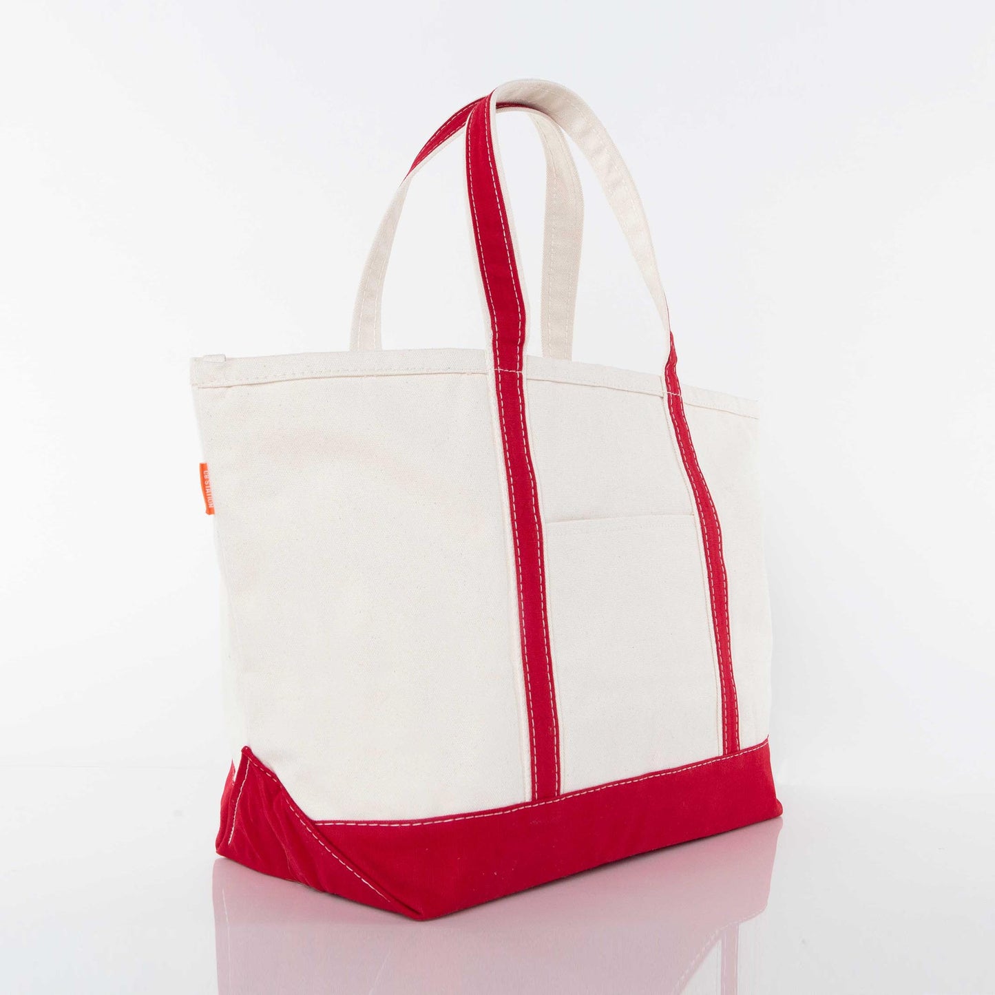 Large Boat Tote Red