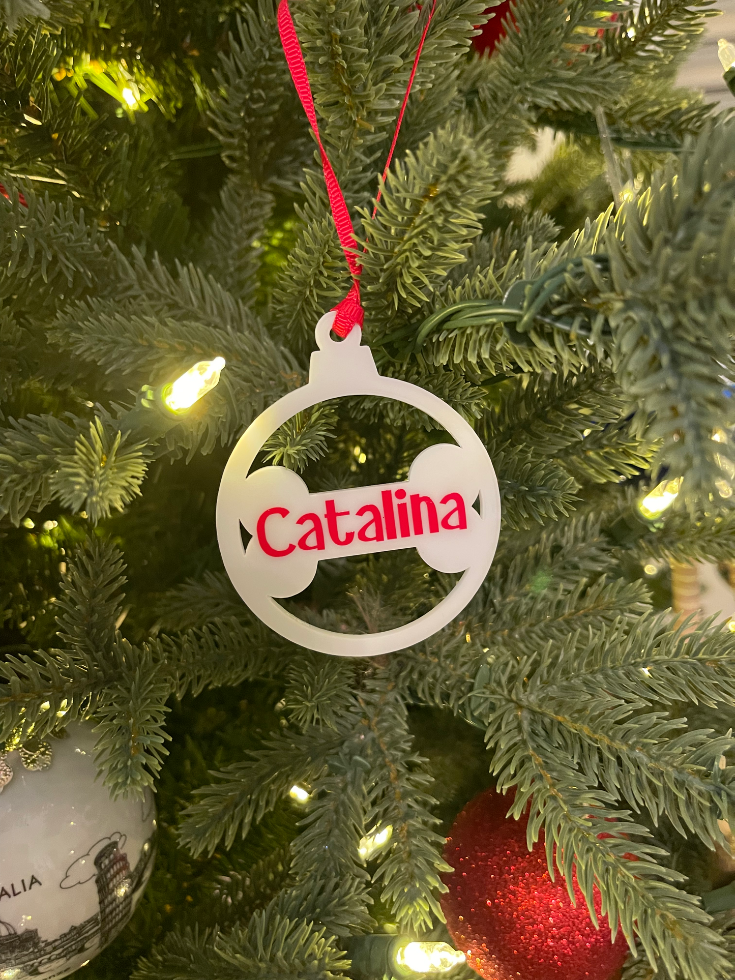 Christmas Ornament "cat & dog"
