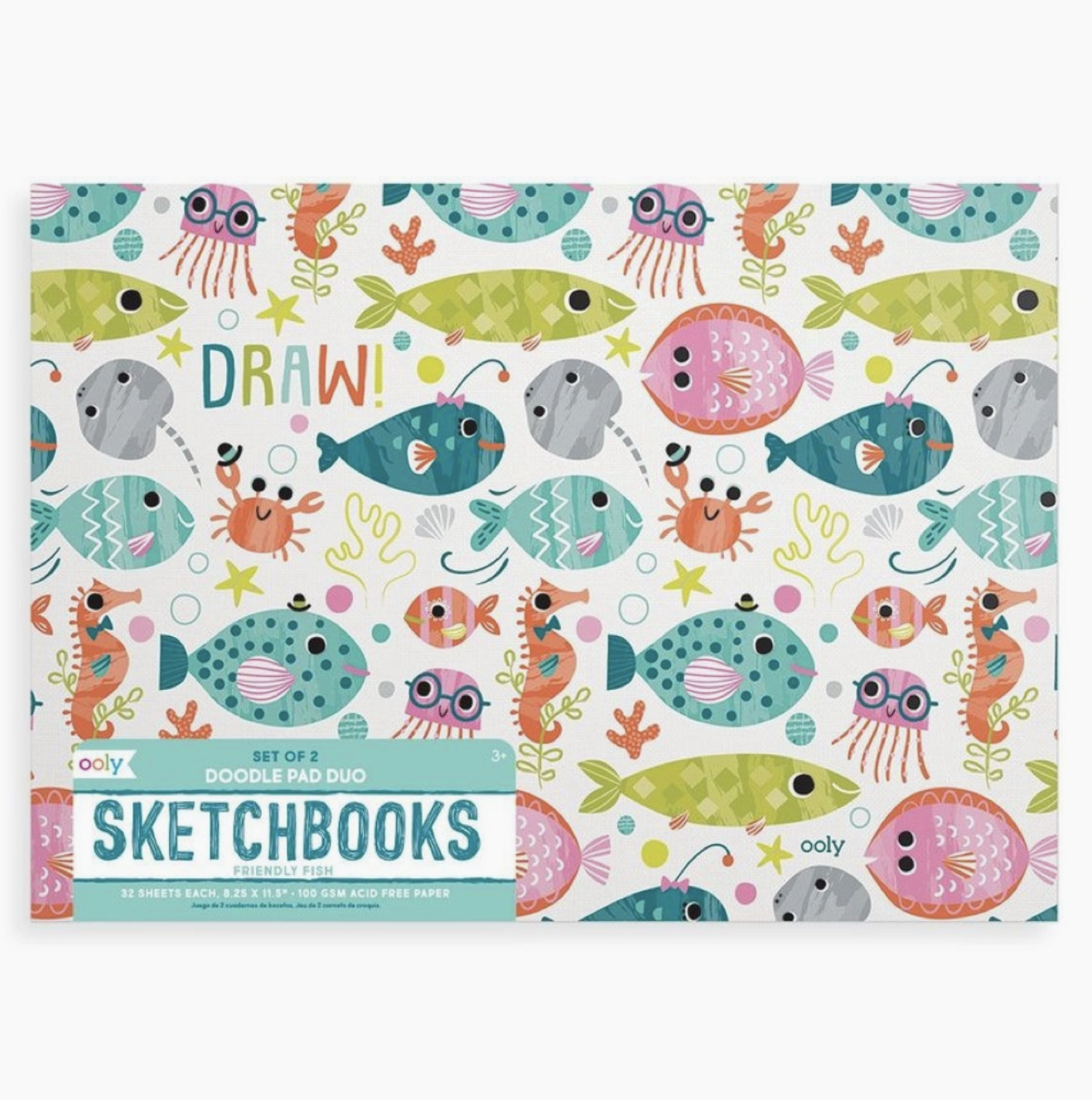 Doodle Pad Duo Sketchbooks: Friendly Fish