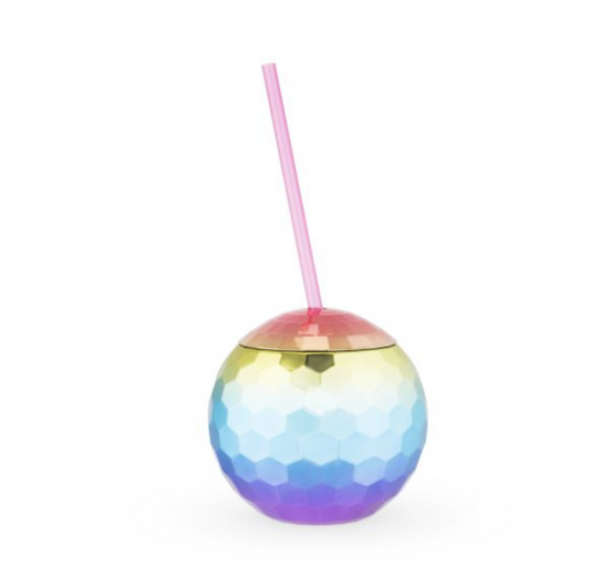 Rainbow Disco Ball Tumbler