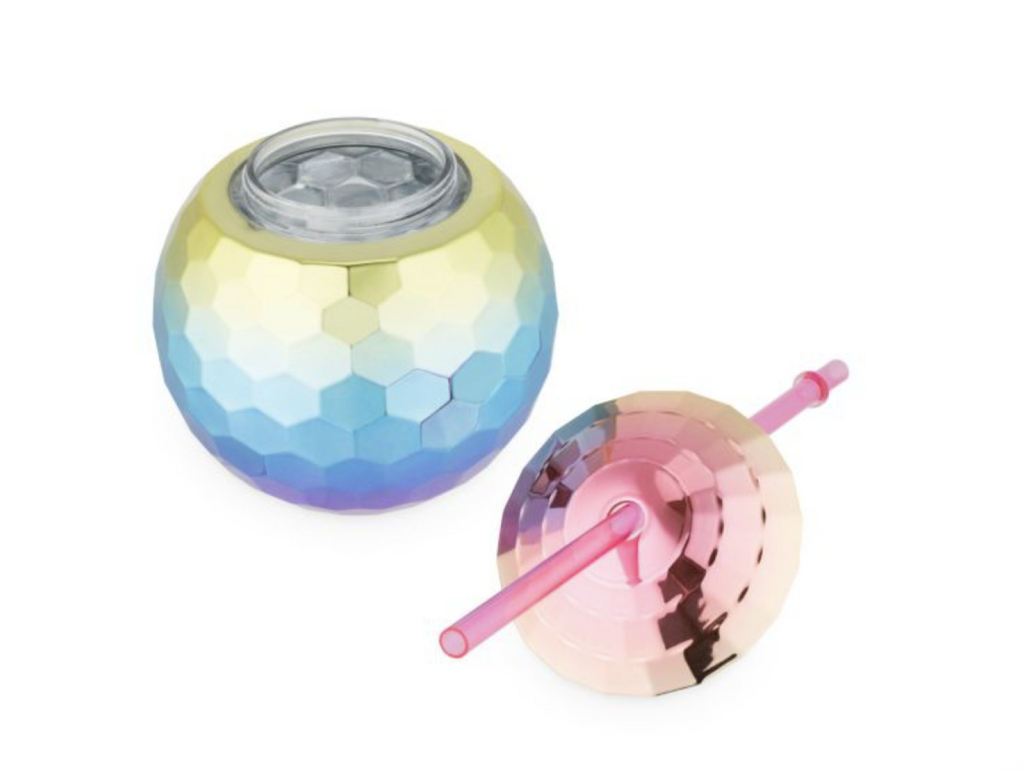 Rainbow Disco Ball Tumbler