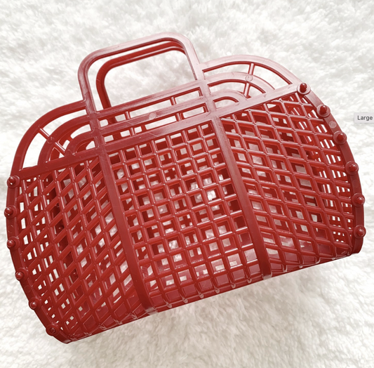 Medium Jelly Bags -Cranberry Red