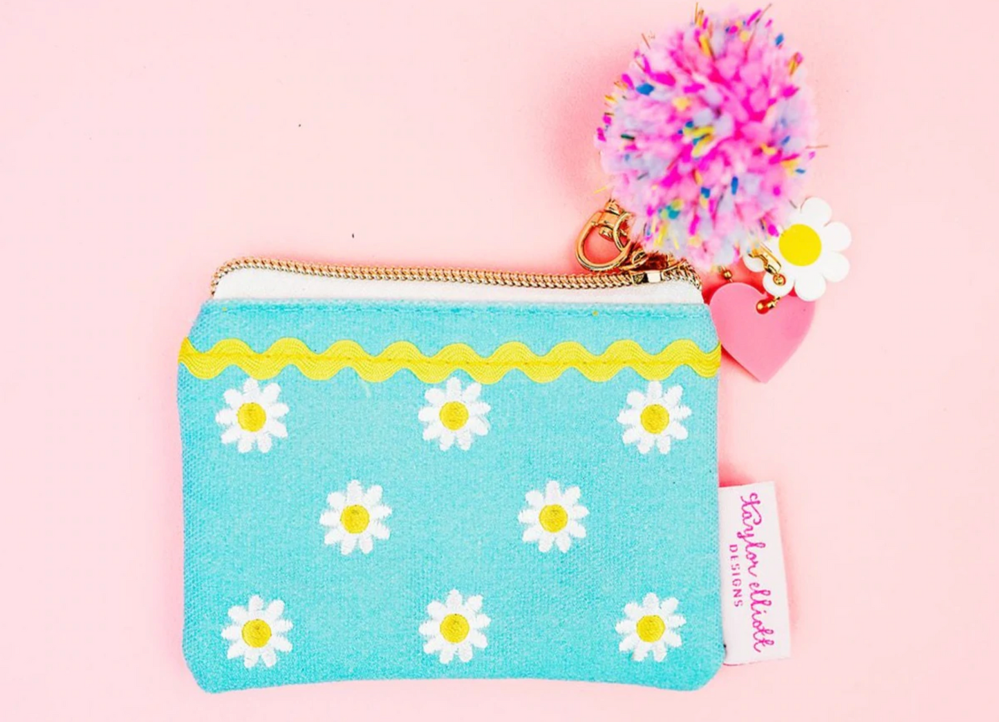 Daisy Darling Card Holder Keychain