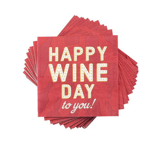 Wine Day Napkin by Cakewalk