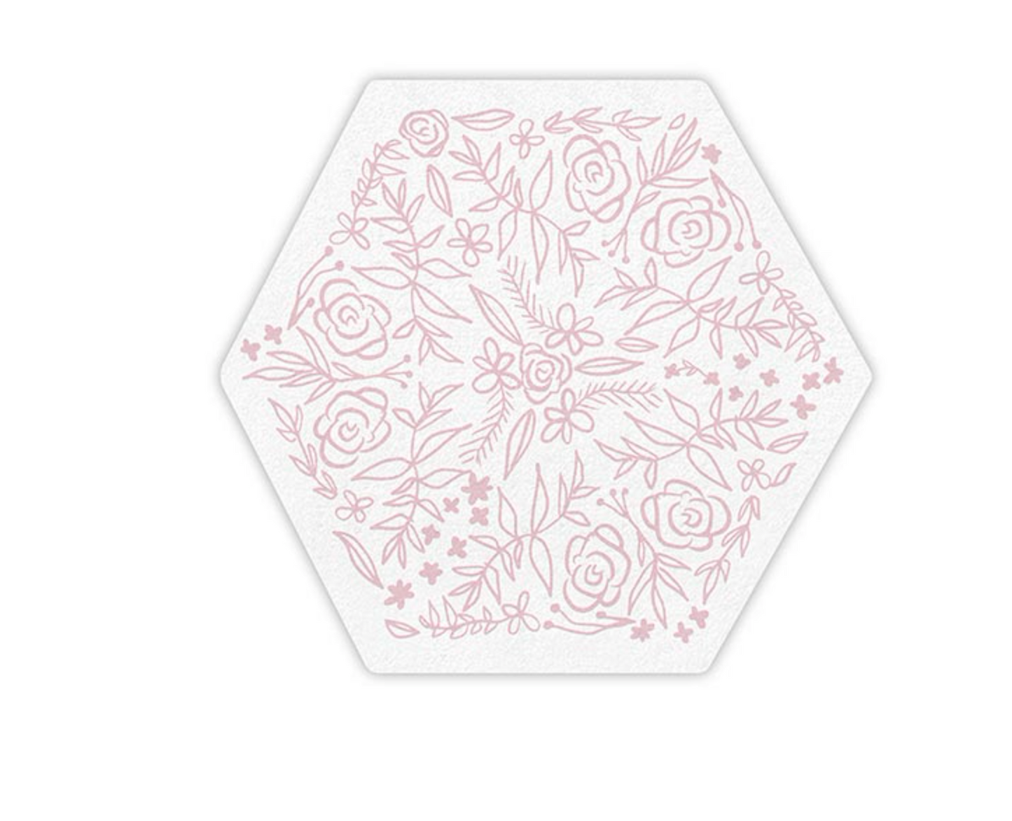 Pink Flowers Napkin -