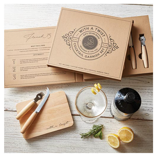 Cocktail Garnish Book Box