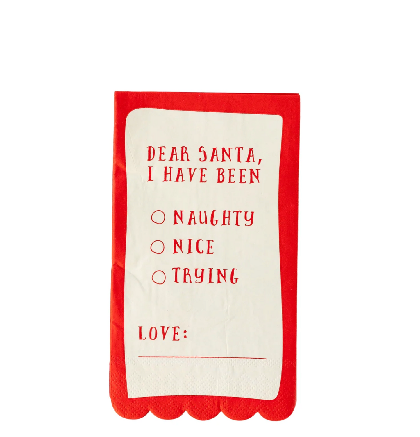 DEAR SANTA GUEST NAPKIN