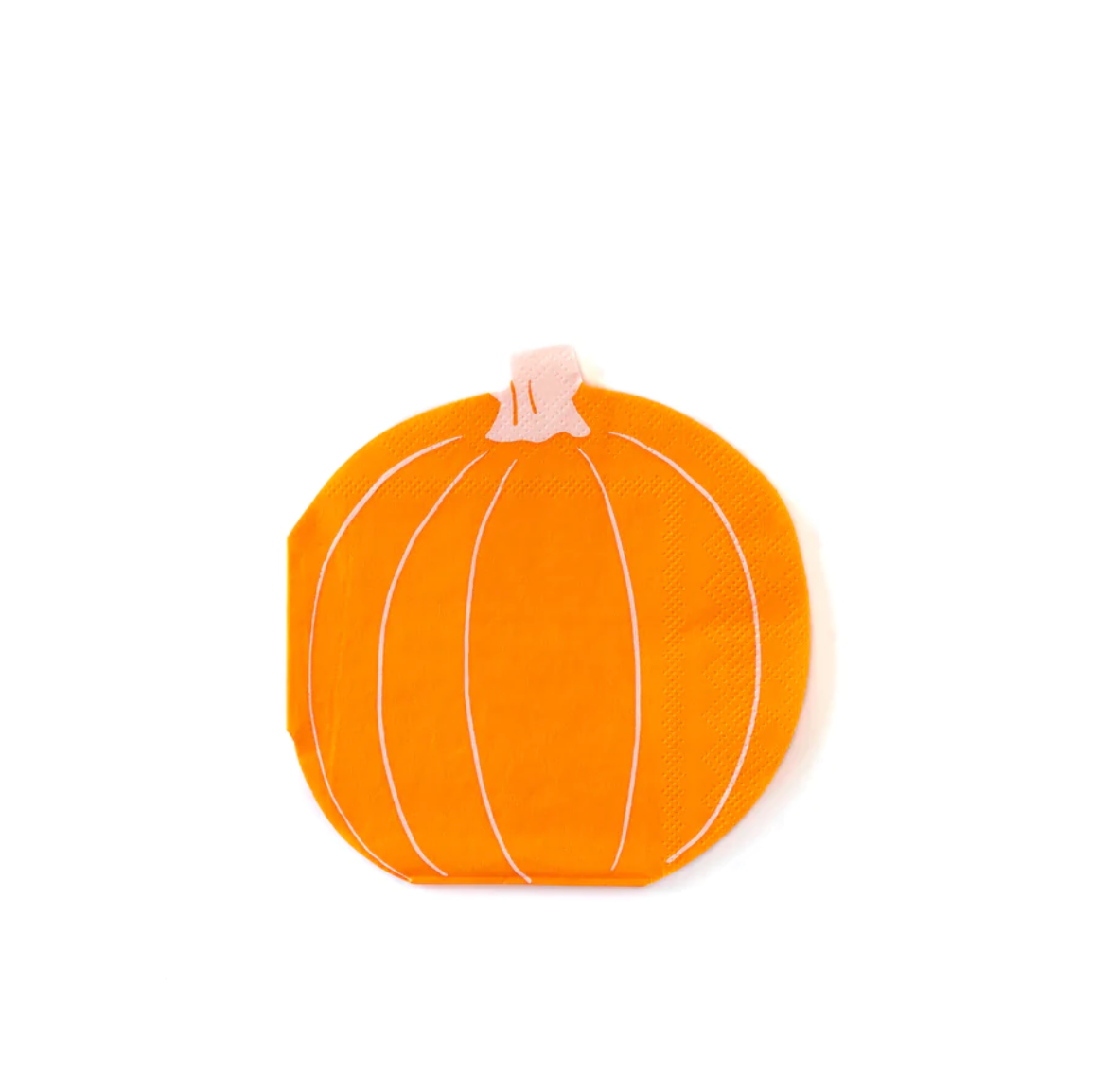 HAPPY HAUNTING PUMPKIN SHAPED NAPKIN