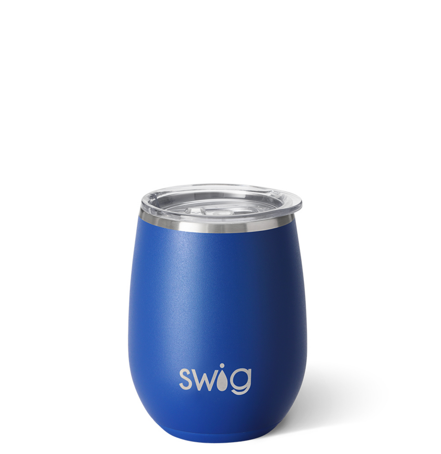 Royal Blue Stemless Wine Cup