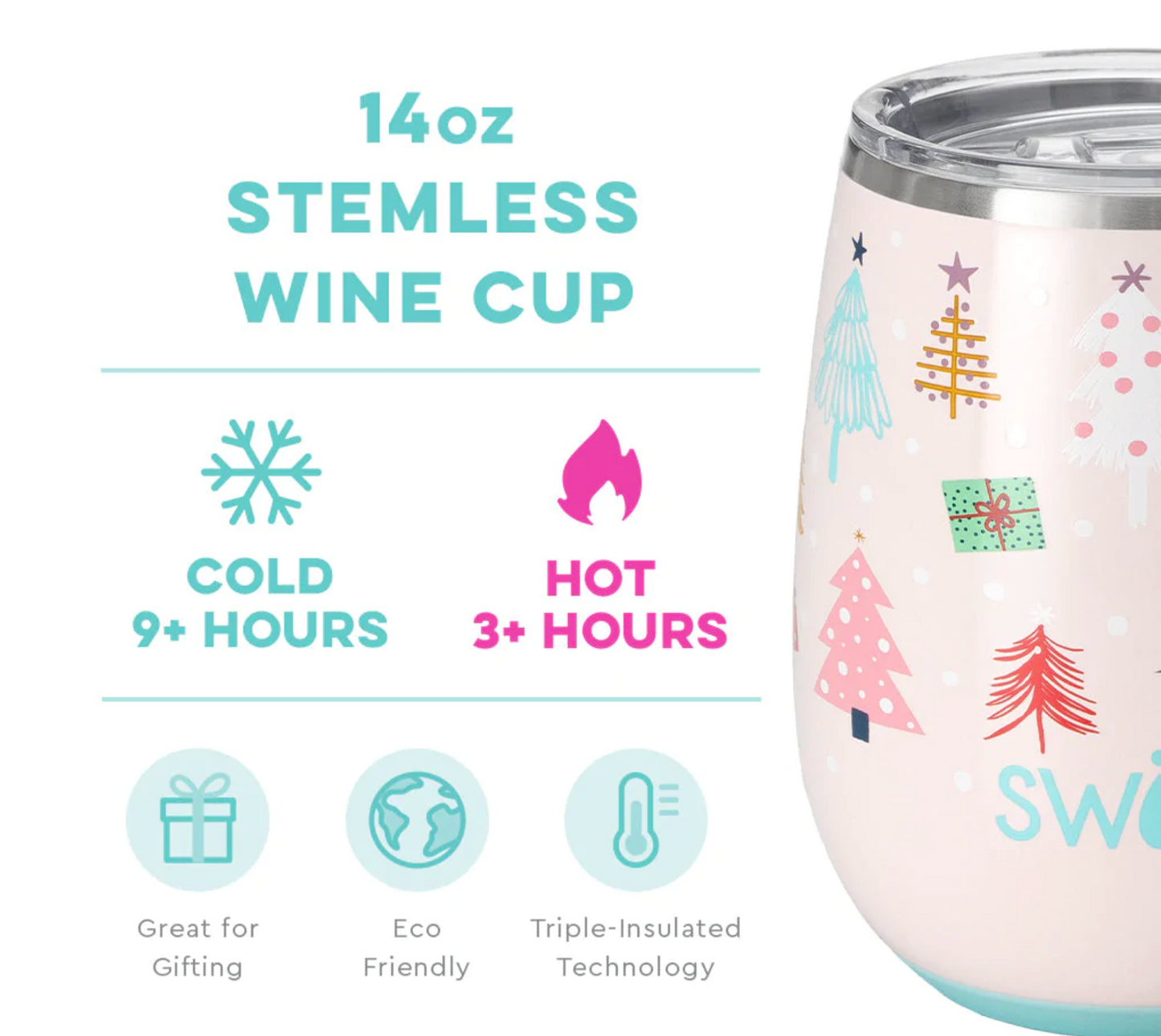 Sugar Trees Stemless Wine Cup