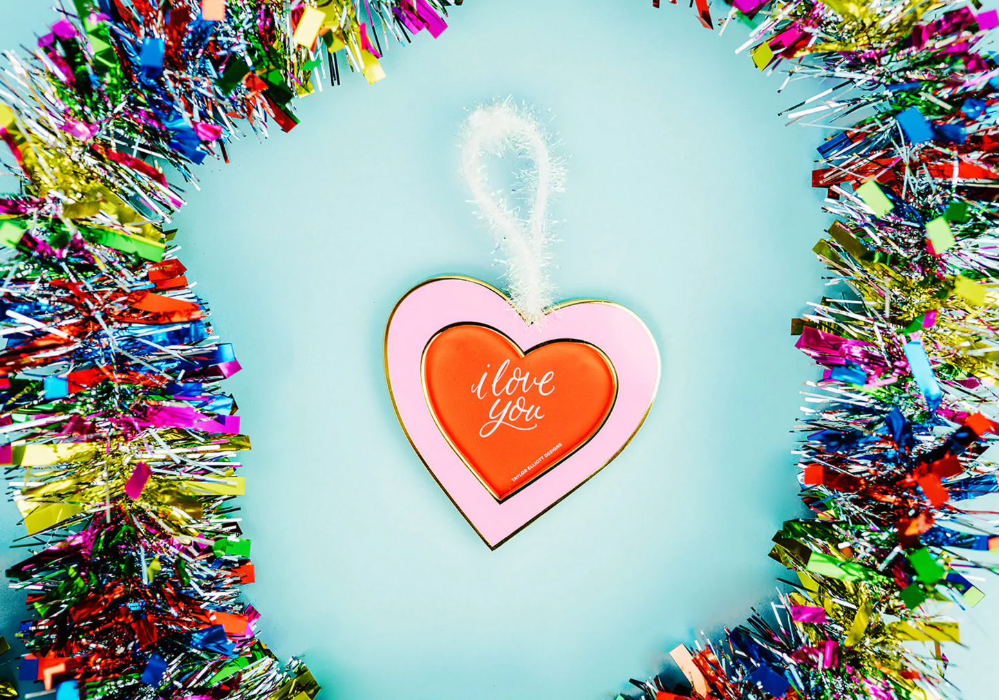 Love You Frame Ornament