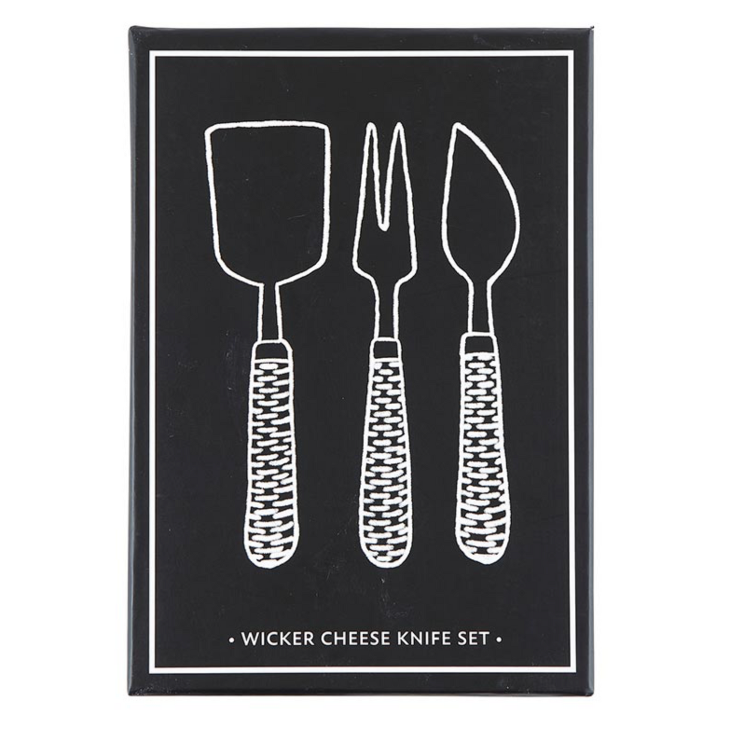 Wicker Cheese Knives