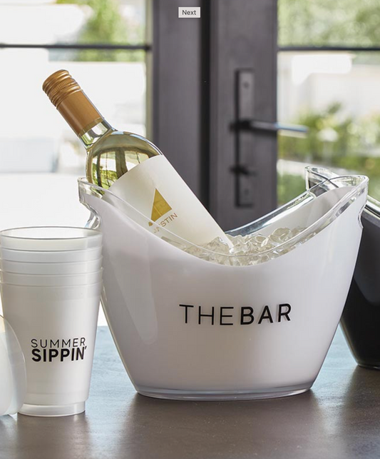 Acrylic Champagne Bucket - The Bar