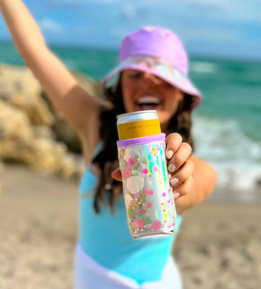 SAY CHEERS SHELL-EBRATE CONFETTI CAN COOLER