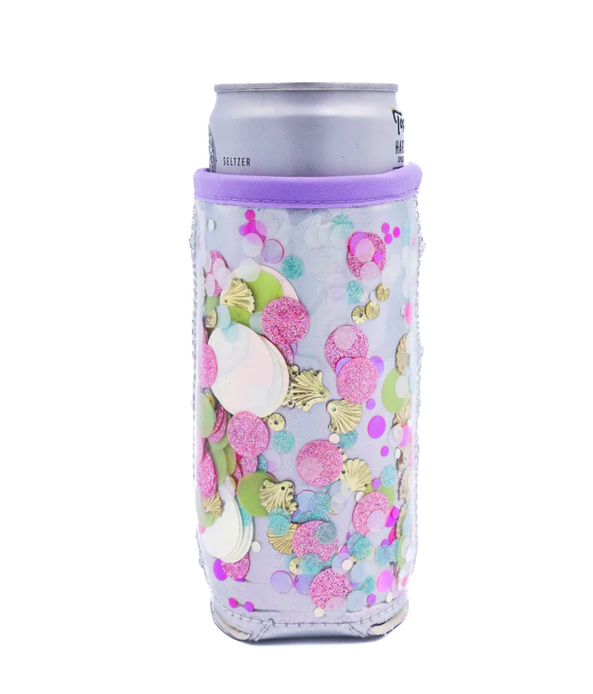 SAY CHEERS SHELL-EBRATE CONFETTI CAN COOLER