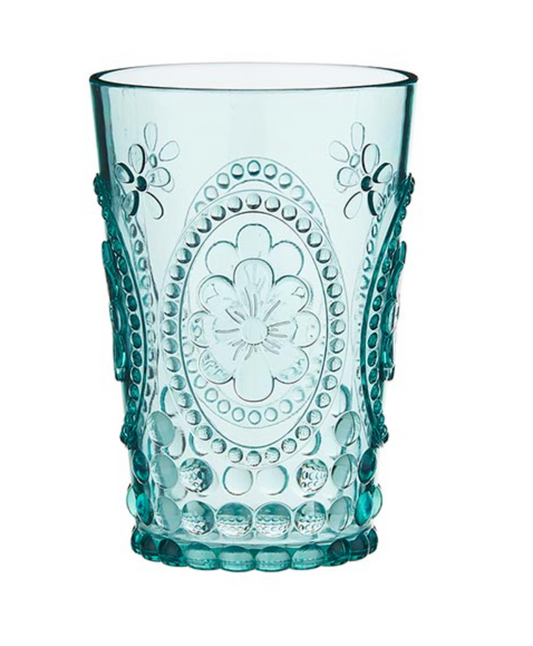 Vintage Acrylic Cup - Teal